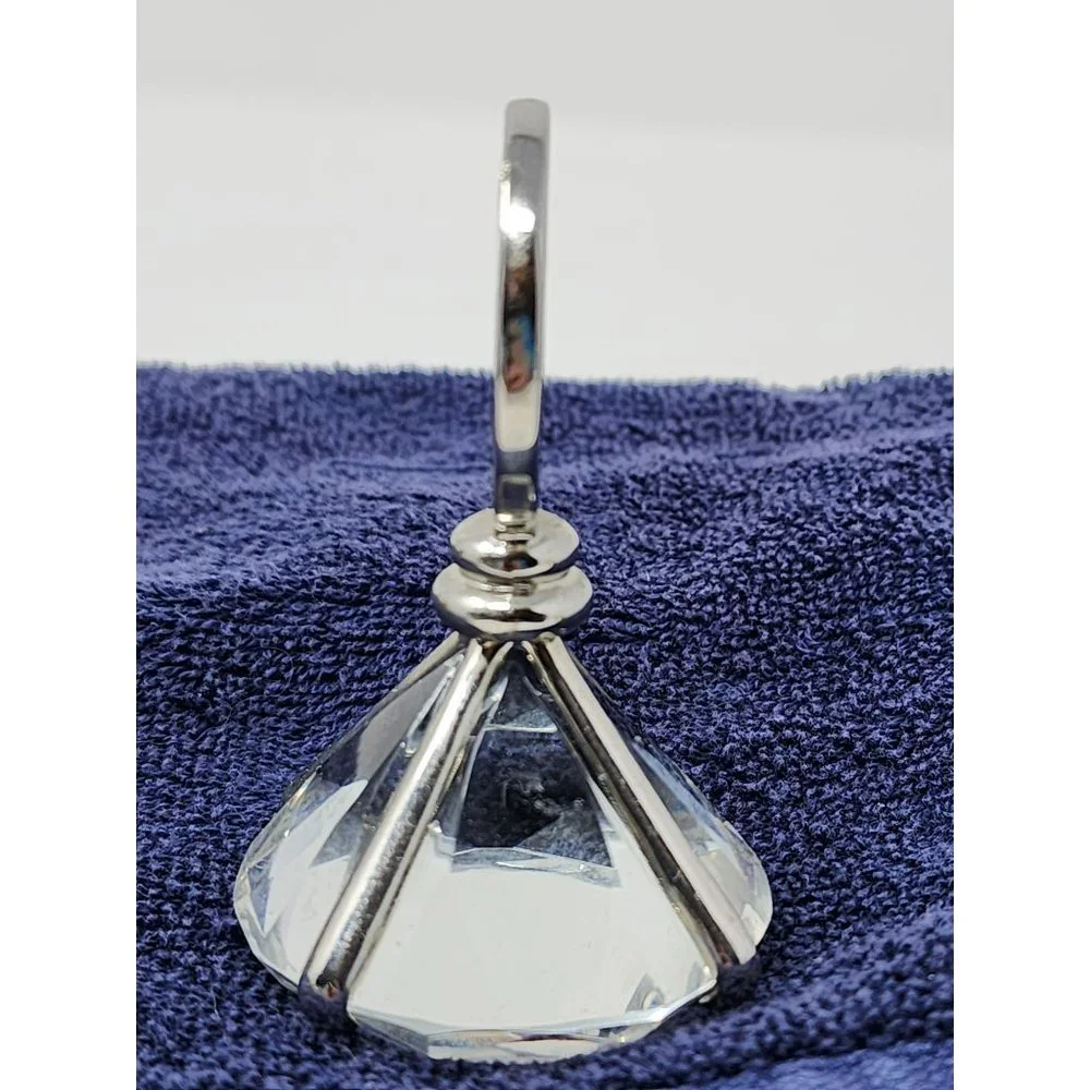 Vintage Faux‎ Diamond Shaped Glass Bottle Opener Beer Bar Accessory Unmarked
